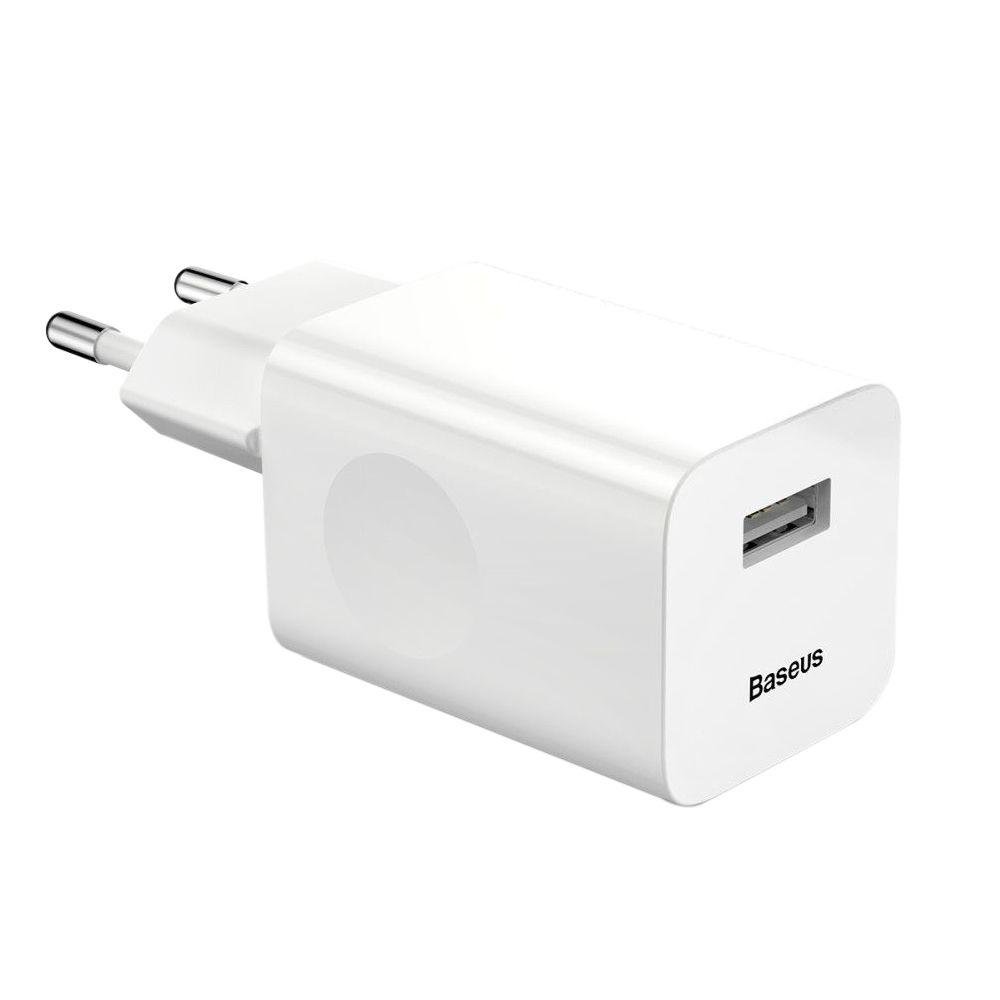 Зарядний пристрій мережевий BASEUS Wall Charger QC3.0 Білий (20748)