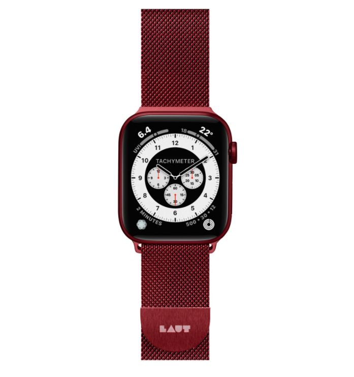 Ремешок LAUT для Apple Watch Steel Loop 42/44/45 мм Красный