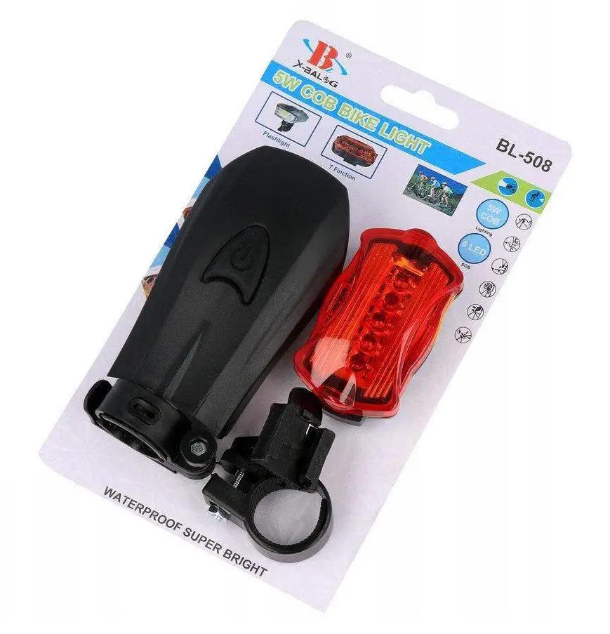 Фонарь велосипедный XBalog BL-508 Черный (15467970)