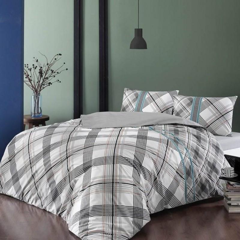 Постельное белье Tac ранфорс floyd-gri Серый