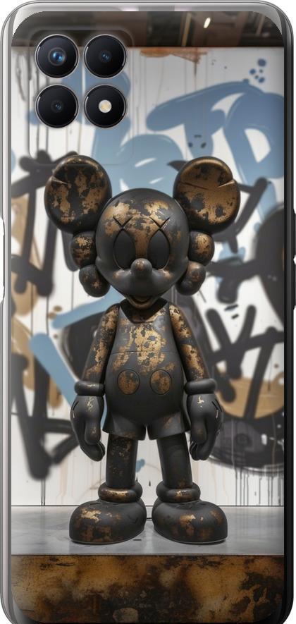 Чехол на Realme 8i Bronze kaws v2 (6098u-2518-42517)