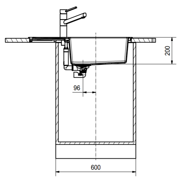 Мийка для кухні Franke Sirius 2.0 S2D 611-78 XL 143.0621.339 врізна оборотна із тектонайта з 2 отворами Сірий (17664409) - фото 3