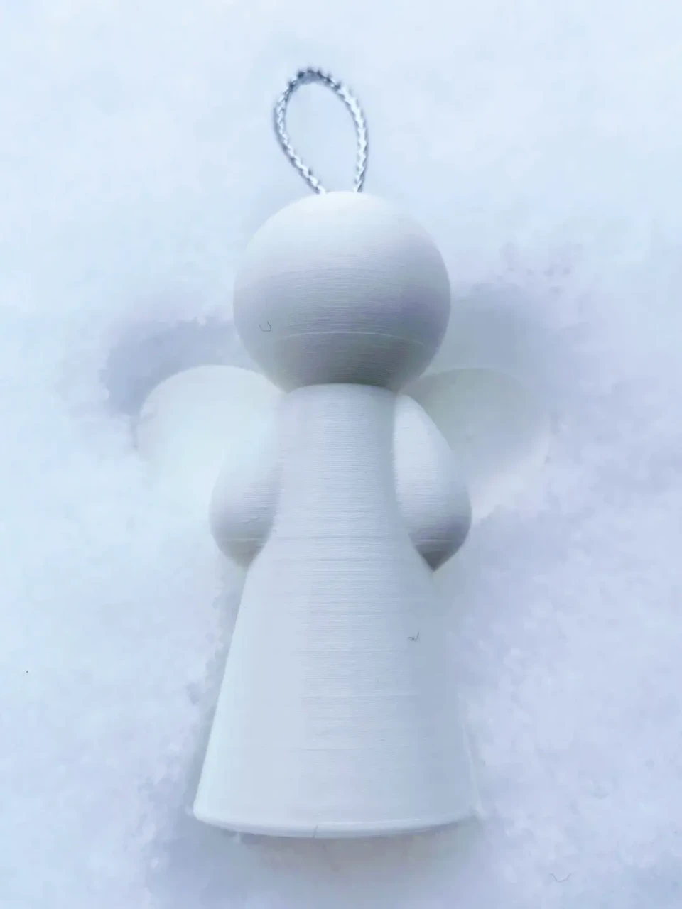 Новорічна прикраса Christmas Angel 6 см 3D-друк Новорічна прикраса Christmas Angel 6 см 3D-друк