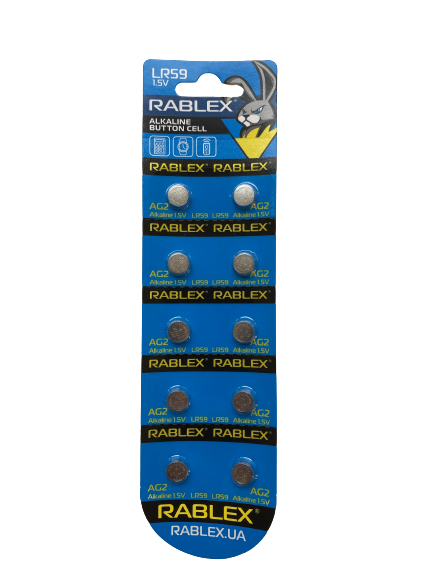 Батарейка Rablex AG 2 LR726 (1561)