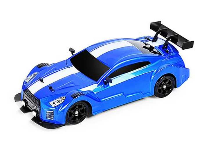 Машинка для дрифта на радиоуправлении полноприводная 1:16 со светом и дымом Royal Blue (frx-ccd-x8m)