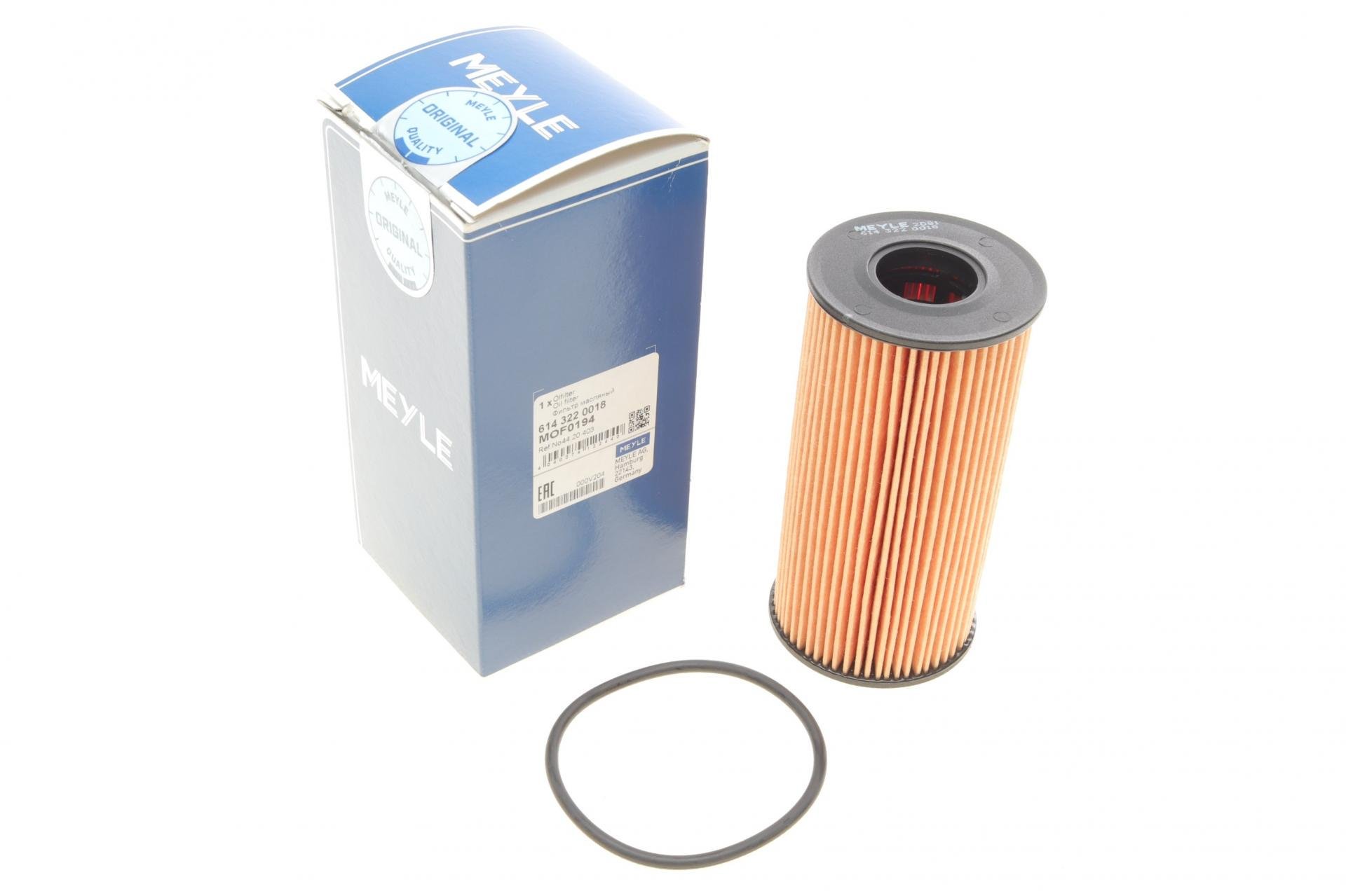 Фільтр масляний Meyle для MB Vito W447/Renault Megane/Trafic/Master III/Opel Vivaro/Movano 1,6D/2,3CDTI 10- (614 322 0018)