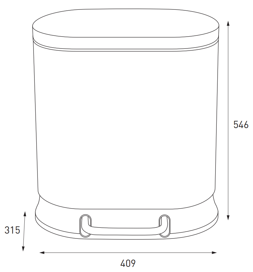 Мусорное ведро MIXXUS Premium Strong-TC0120 SS Color с плавным закрытием овальное 20 л Нержавеющая сталь (MI7081) - фото 10 Мусорное ведро MIXXUS Premium Strong-TC0120 SS Color с плавным закрытием овальное 20 л Нержавеющая сталь (MI7081) - фото 10