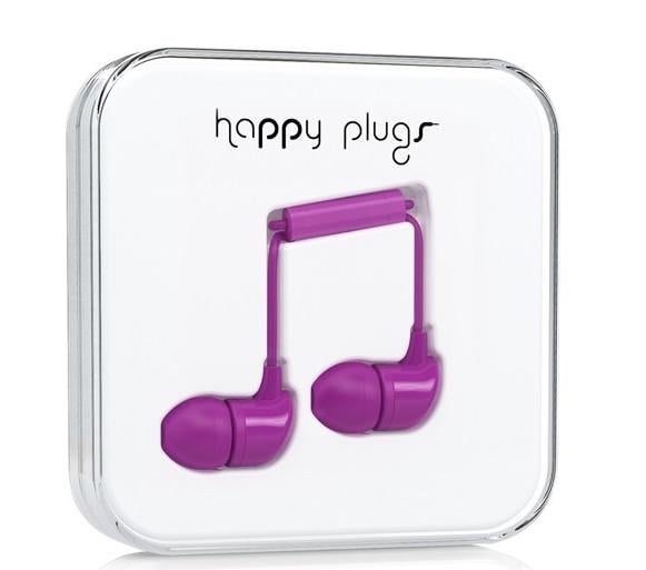 Проводные вакуумные наушники Happy Plugs Headphones In-Ear, Purple