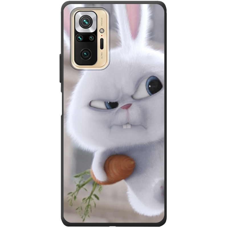 Чохол BoxFace Xiaomi Redmi Note 10 Pro Rabbit Snowball Чорний силікон (42053-up1116-42363)