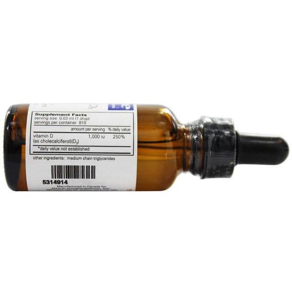 Вітамін D Pure Encapsulations Vitamin D3 liquid 22,5 мл (PE-01069) - фото 3