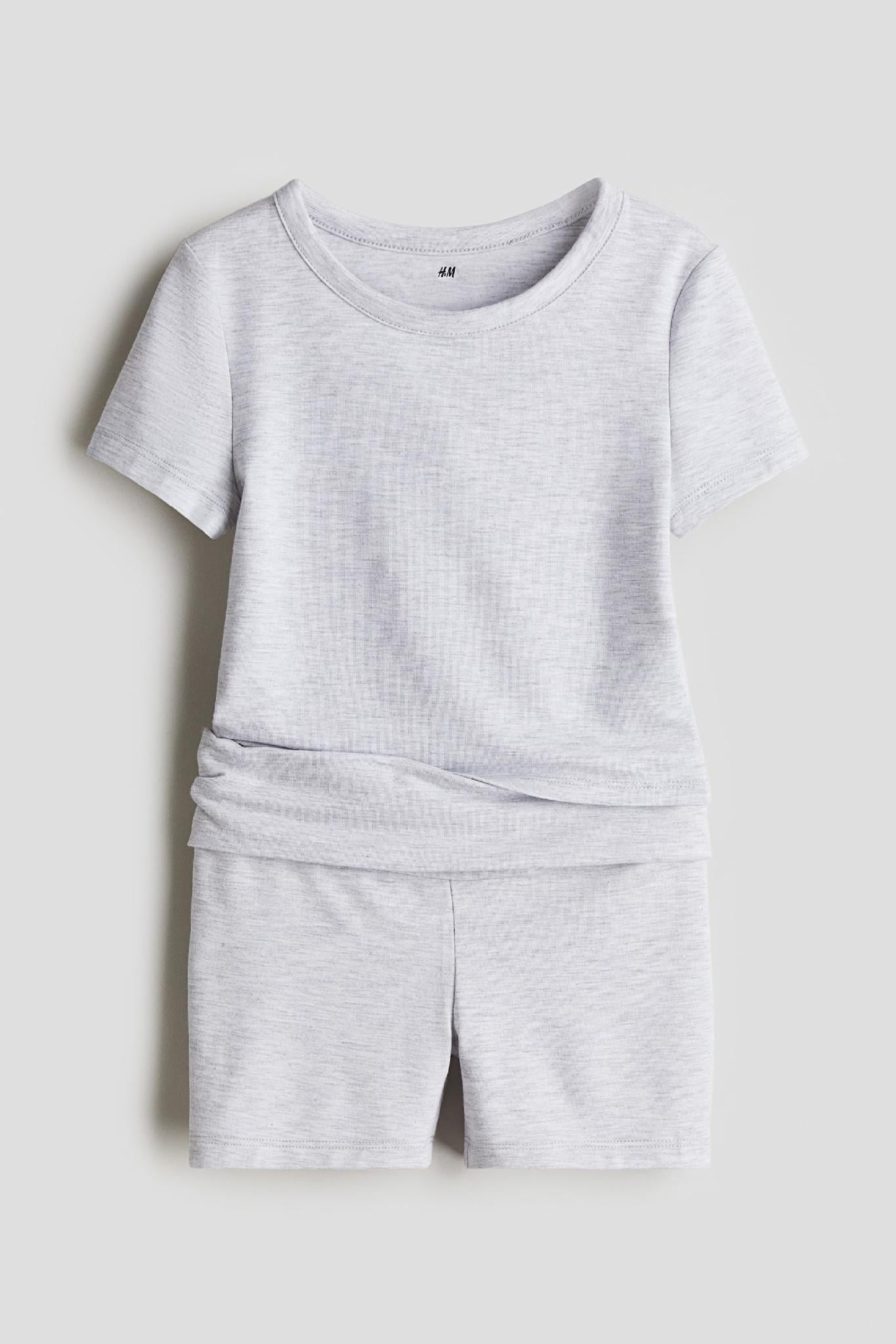 Шорты H&M 1253054 164 см Серый меланж Шорты H&M 1253054 164 см Серый меланж