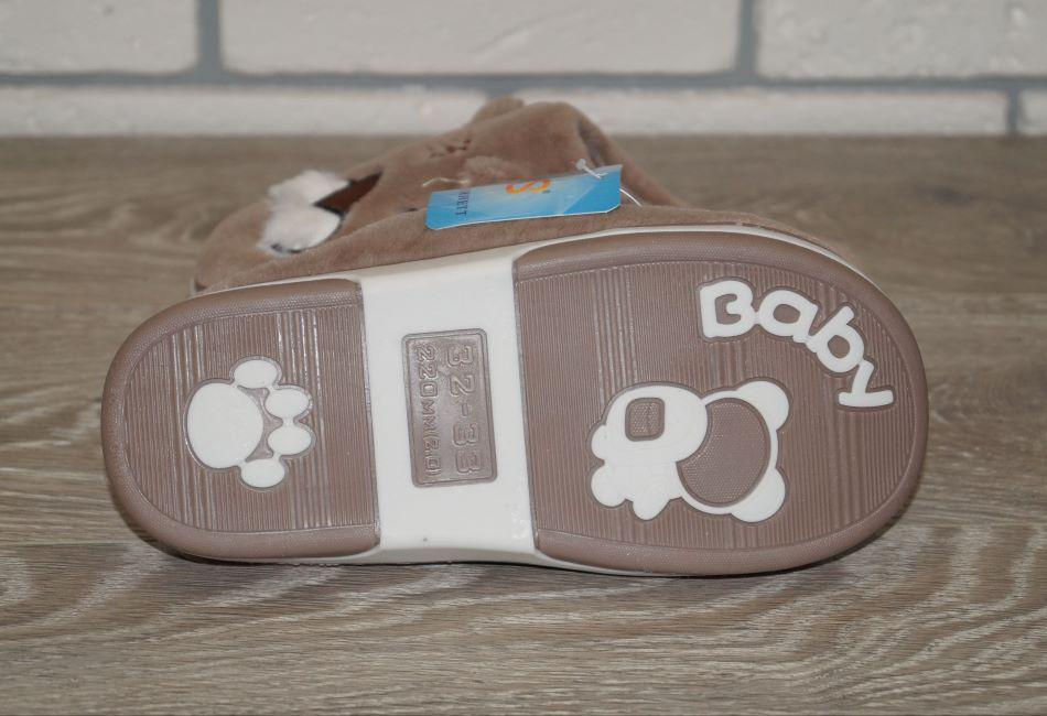 Тапочки комнатные Scarrhett 32/33 р. 20,5 см Коричневый (30123-3233) - фото 4 Тапочки комнатные Scarrhett 32/33 р. 20,5 см Коричневый (30123-3233) - фото 4