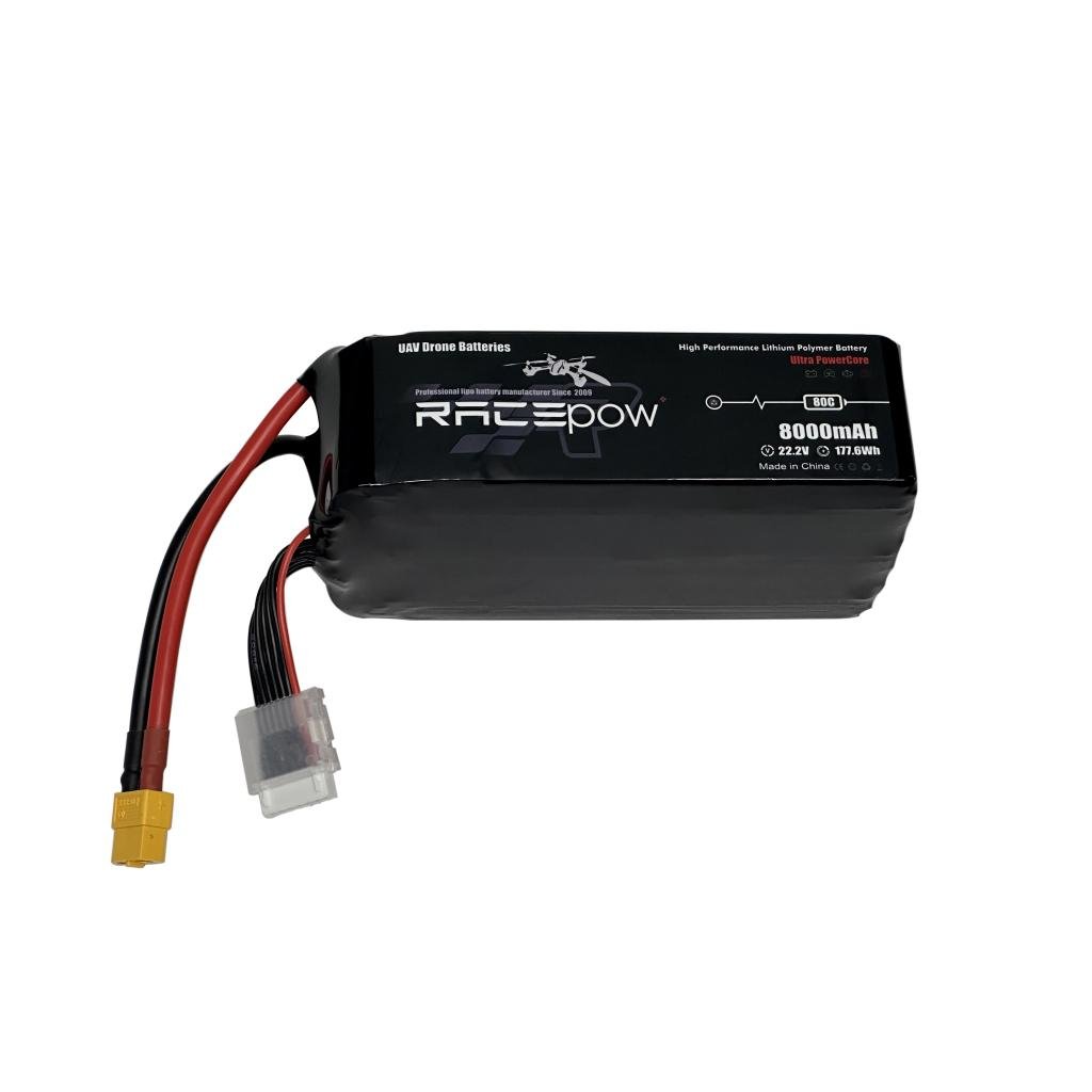 Акумулятор для дрона RacePow Lipo 6s 8000mAh 80C XT60 (8000mAh-6s-80C) - фото 4 Акумулятор для дрона RacePow Lipo 6s 8000mAh 80C XT60 (8000mAh-6s-80C) - фото 4