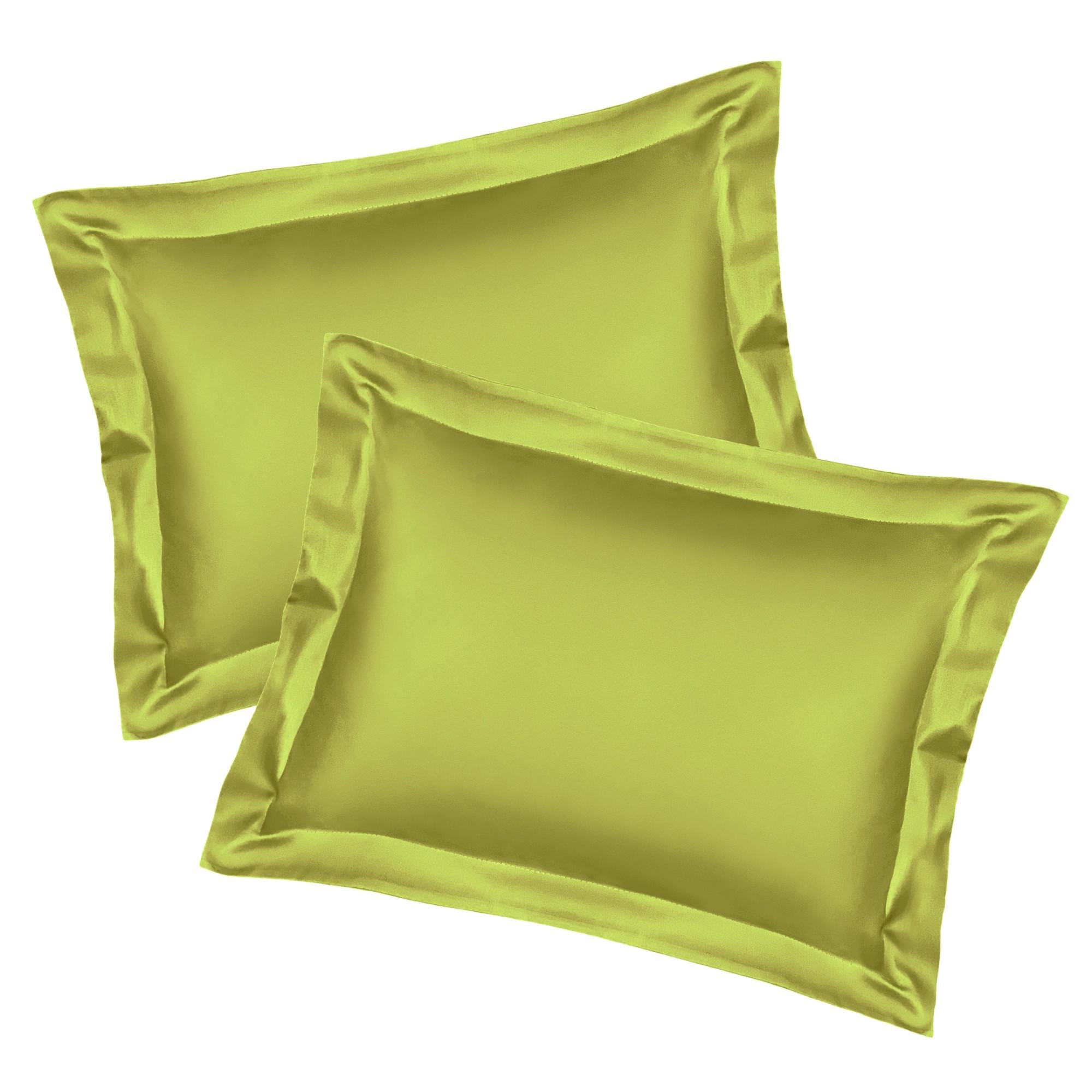 Наволочки оксфордські PAGOTI Minimal 50х70 см 2 шт. Оливковий (8545957)