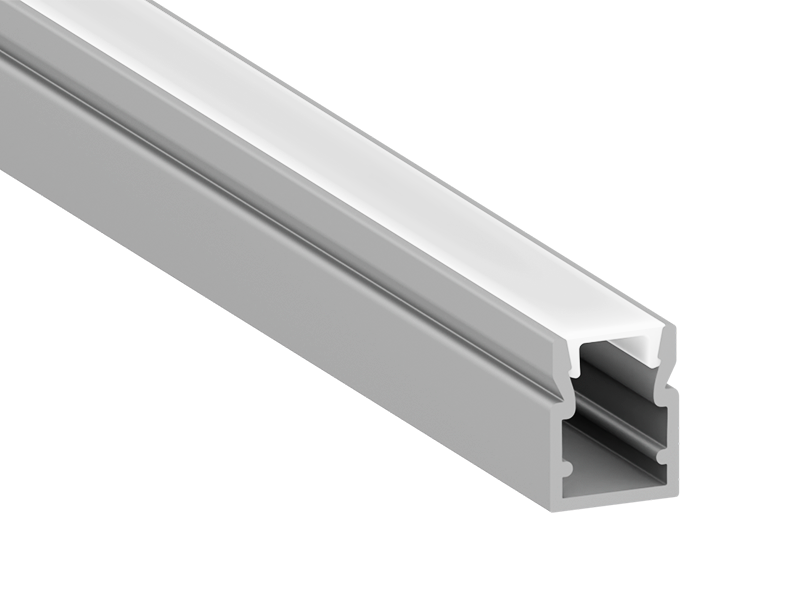 Профиль алюминиевый анодированный LEDUA АЛ-04-3 для LED ленты накладной 1 м (2622)