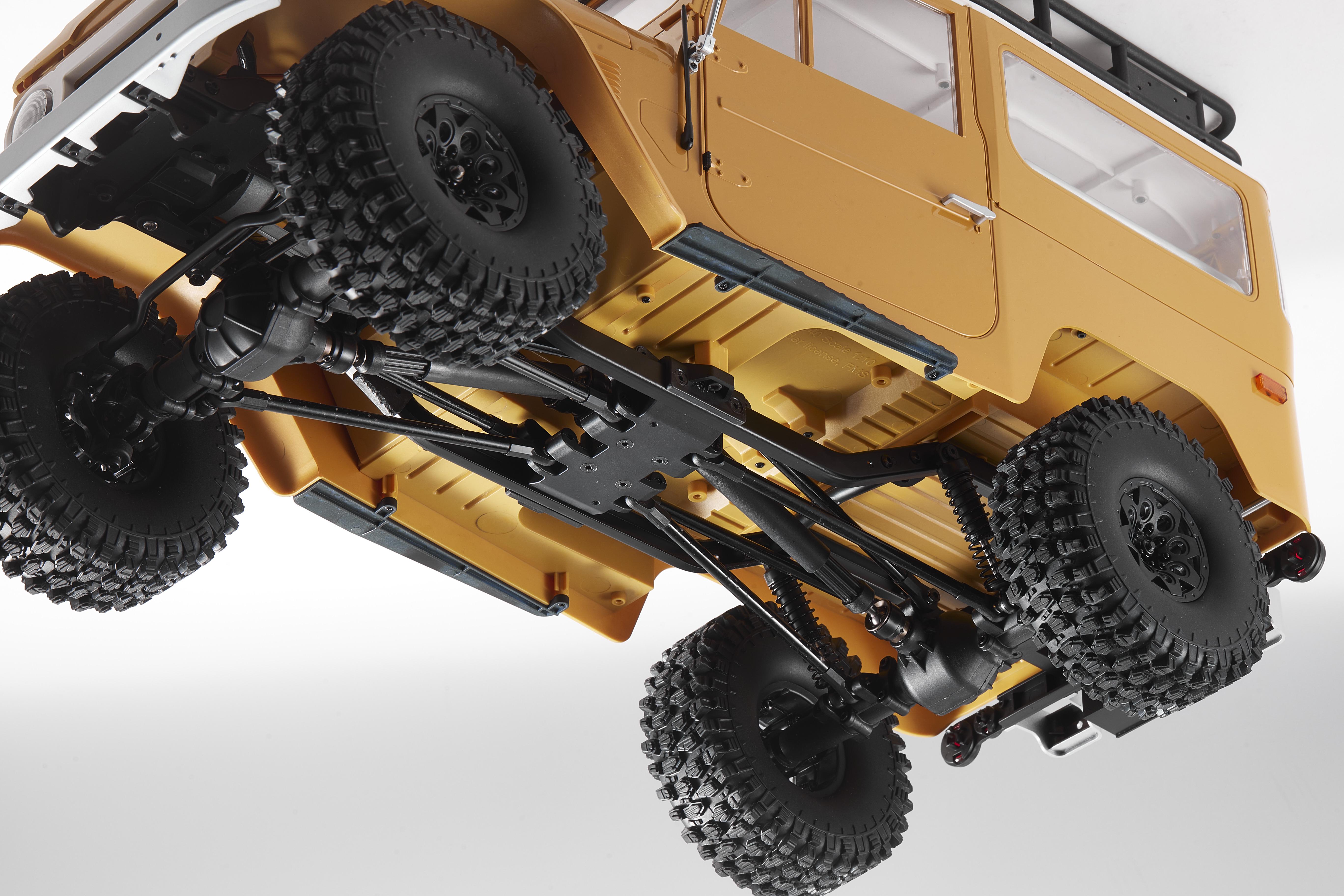 Машинка на радиоуправлении FMS 1:10 Toyota Land Cruiser FJ40 RS Yellow - фото 13 Машинка на радиоуправлении FMS 1:10 Toyota Land Cruiser FJ40 RS Yellow - фото 13