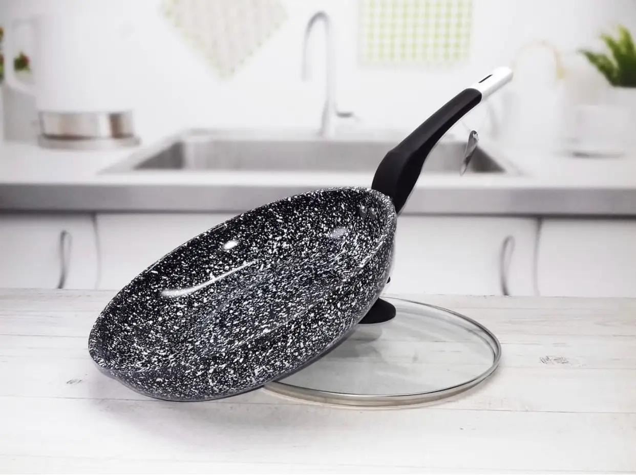 Сковорода для індукційної плити Edenberg EB-9165 з гранітним антипригарним покриттям 22 см (2530554795) - фото 6 Сковорода для індукційної плити Edenberg EB-9165 з гранітним антипригарним покриттям 22 см (2530554795) - фото 6