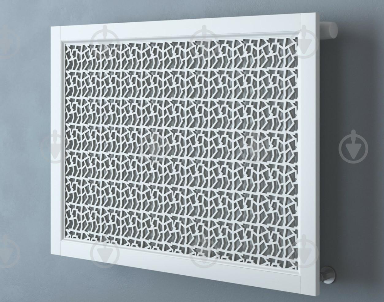 Экран-решетка декоративная на батарею отопления R16-F110 Белый (25072352)