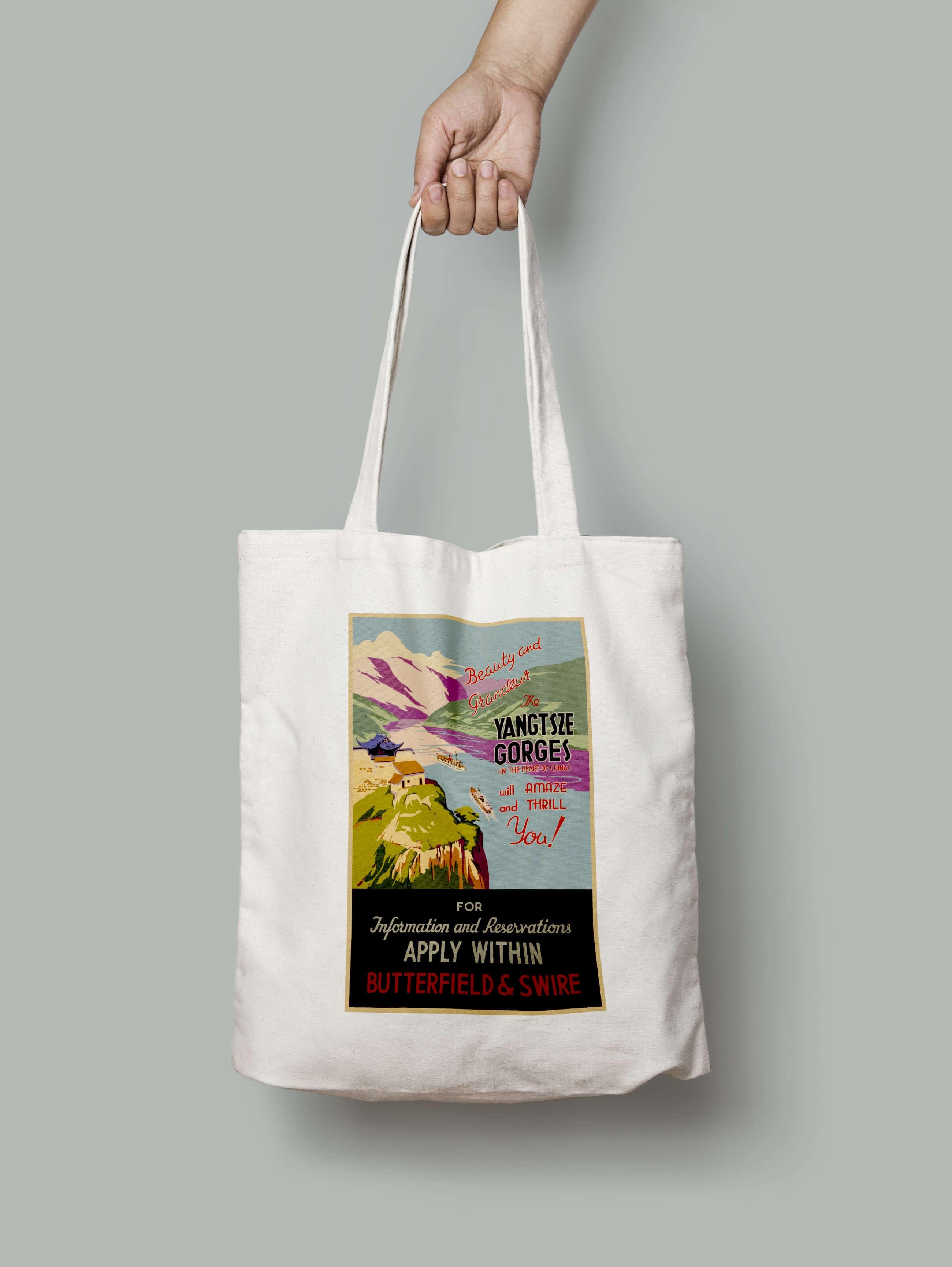 Еко-сумка Янцзи ущелини Китай шопер (yangtsze_gorges_china_Bag) Еко-сумка Янцзи ущелини Китай шопер (yangtsze_gorges_china_Bag)