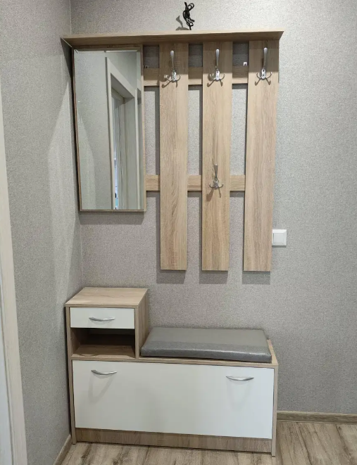 Прихожая Мебель-Сервис Орион без подушки Дуб самоа/Белый (26859609) - фото 4 Прихожая Мебель-Сервис Орион без подушки Дуб самоа/Белый (26859609) - фото 4