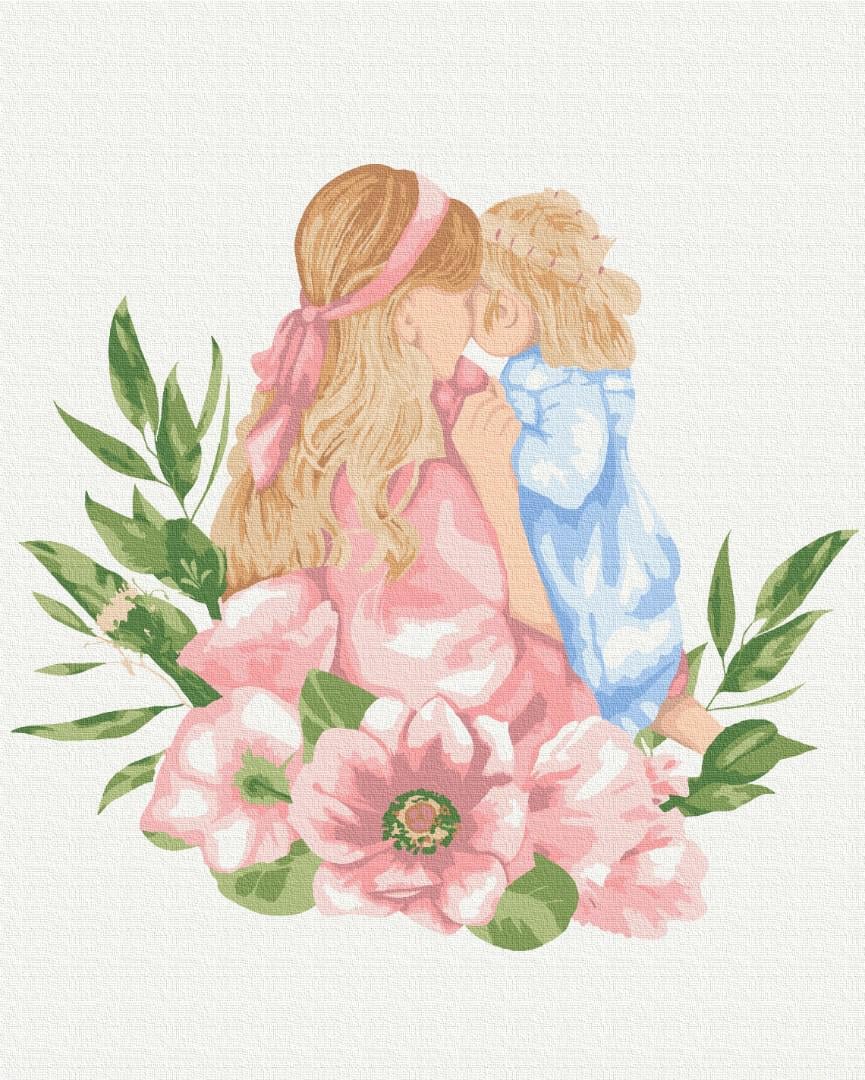 Картина за номерами Brushme Мамина любов 48x60 см (BS52544L)