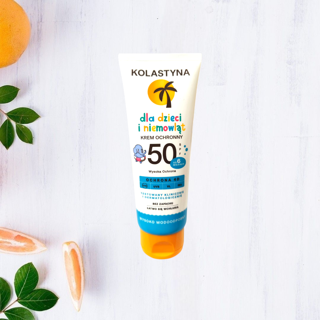 Крем дитячий сонцезахисний Kolastyna для дітей і немовлят SPF 50