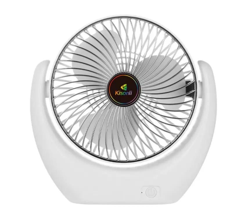 Вентилятор настольный аккумуляторный Kisonli F105 2000 mAh White (26816112)