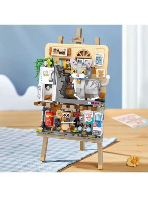 3D-конструктор із мольбертом 746 деталей (25104756) - фото 4