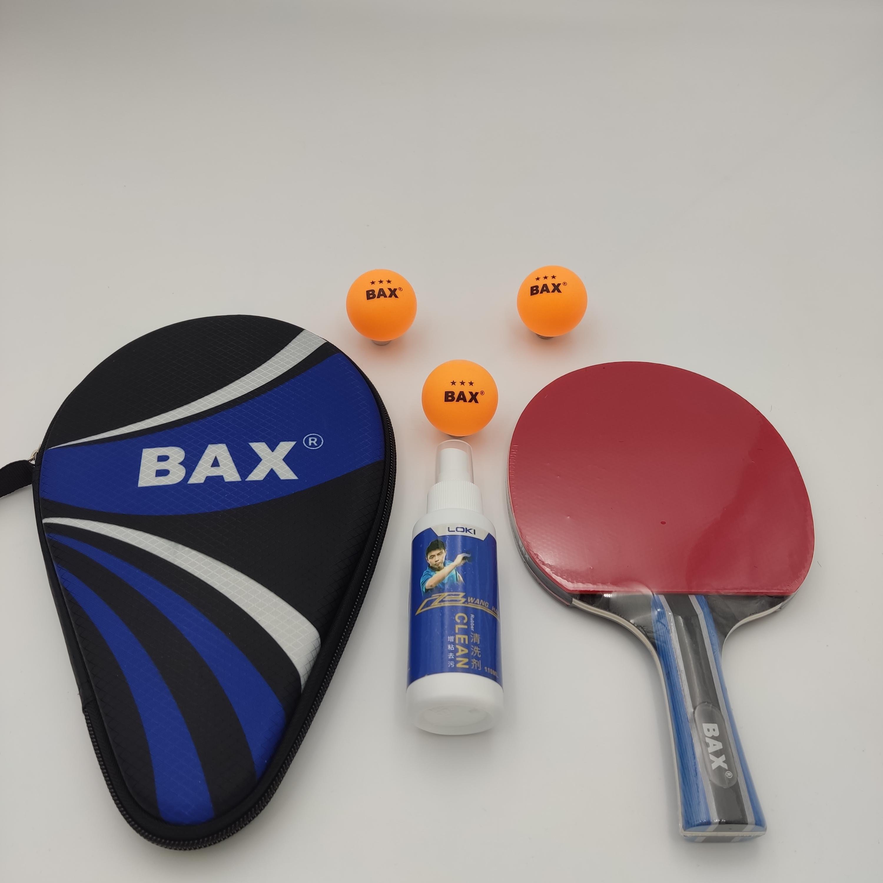 Ракетка для настільного тенісу Bax у чохлі та м'ячиками 3 шт. (151311+151301+151307)