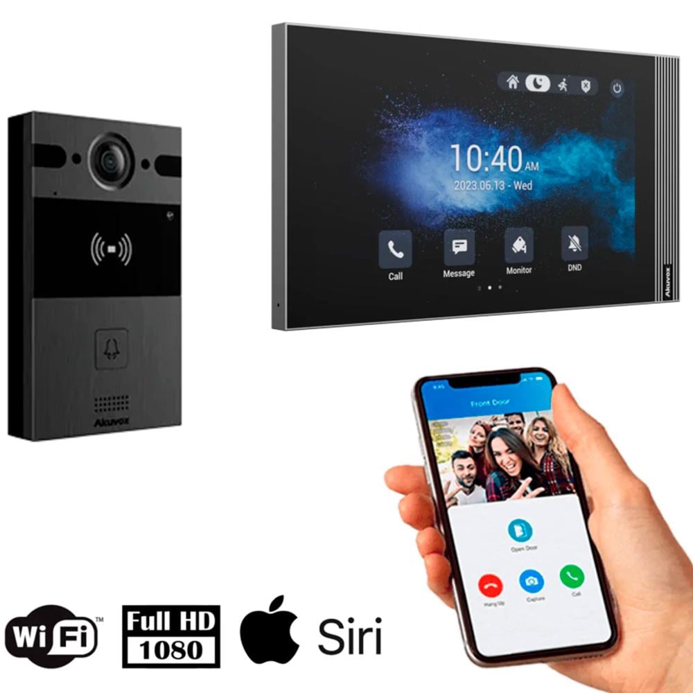 Комплект Wi-Fi відеодомофона Akuvox S563W та панелі виклику R25A (S563WR25A) - фото 6