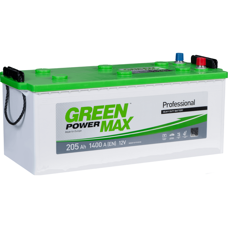 Акумулятор Green Power MAX 6СТ-205АЗ