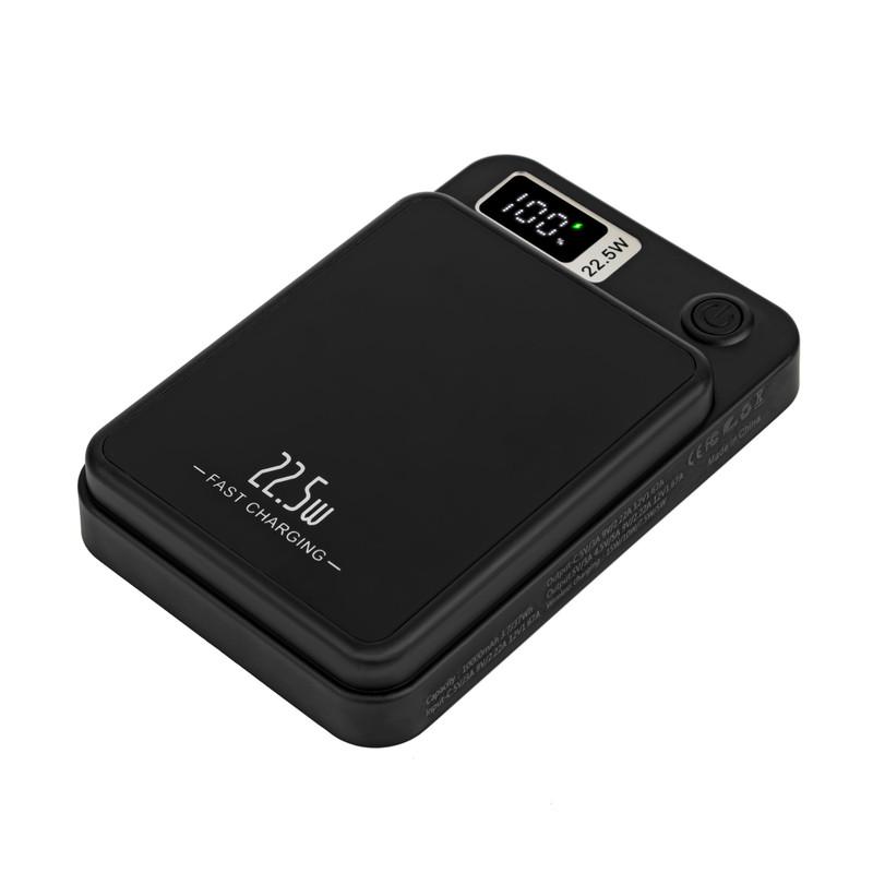 Повербанк Aura NRG10W Wireless charging 10000 mAh 22,5W Black - фото 3