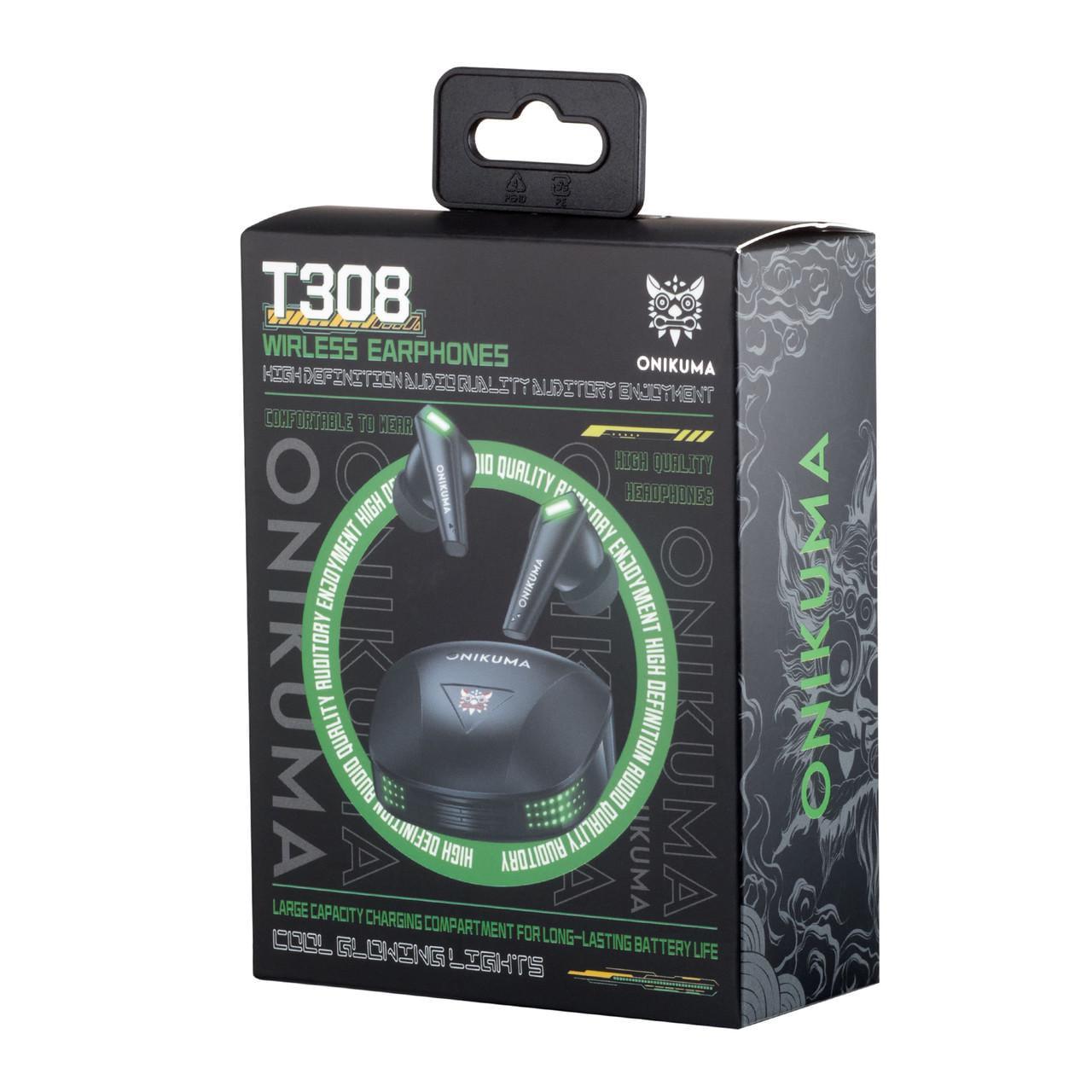 Наушники Bluetooth Onikuma T308 Черный - фото 2