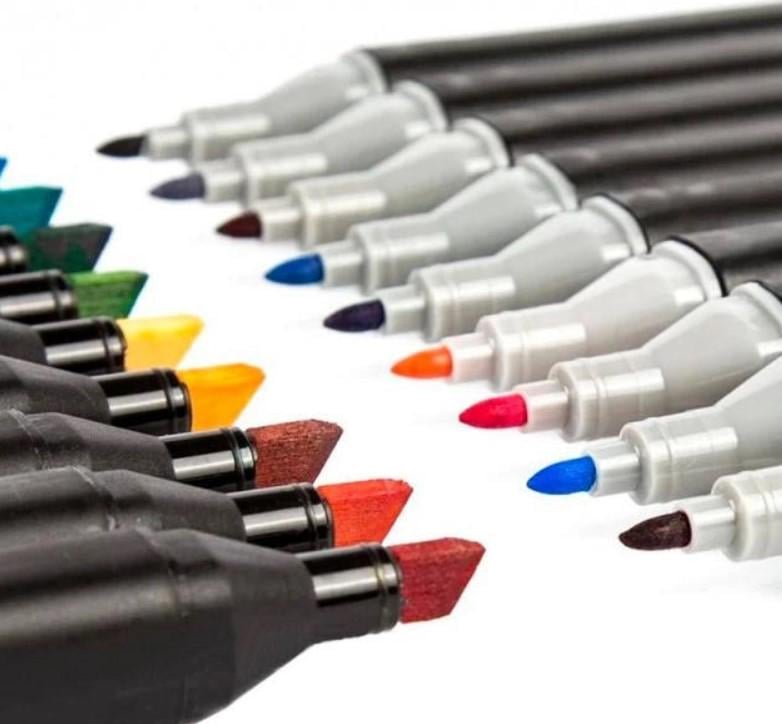 Набір скетч-маркерів двосторонні Kayfovo для малювання та скетчингу Touch Colors 168 шт. (28860) - фото 3 Набір скетч-маркерів двосторонні Kayfovo для малювання та скетчингу Touch Colors 168 шт. (28860) - фото 3