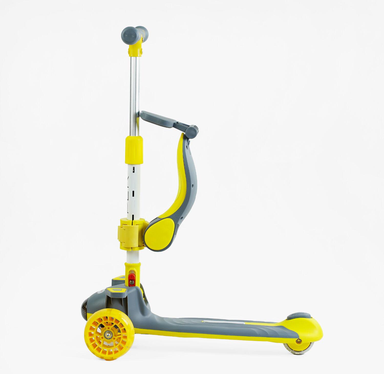 Самокат Skyper J-05026 5в1 Жовтий (17929968) - фото 4