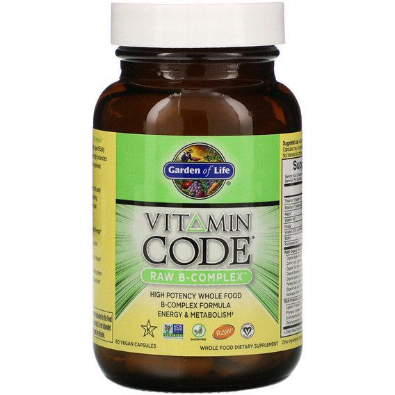 Комплекс Garden of Life Vitamin Code/RAW B-Complex 60 капсул (GOL-11380) Комплекс Garden of Life Vitamin Code/RAW B-Complex 60 капсул (GOL-11380)