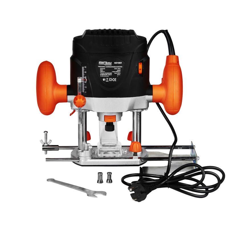 Фрезер ручний по дереву Kraft&Dele KD1683 1900 Вт 30 000 об/хв 230 В вертикальний - фото 5