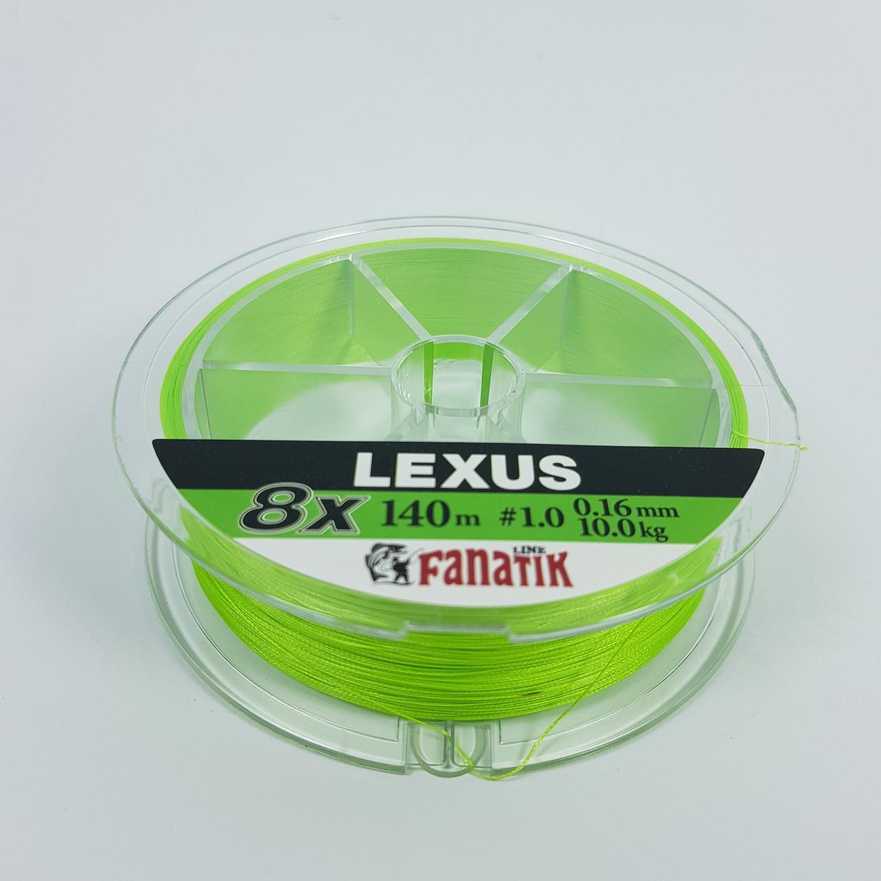 Шнур для спиннинга Fanatik Lexus PE X8 0,20 мм 140 м (LP_FLX-100-020)