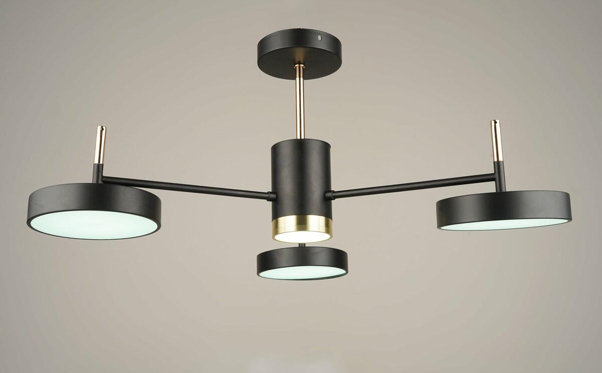 Люстра потолочная светодиодная B N4192/3 BK/FGD (SP000043613)