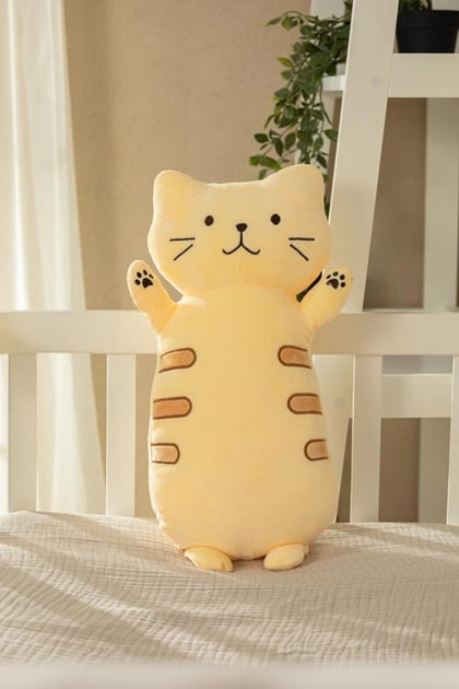 Мягкая игрушка-подушка обнимашка антистресс Кот 2в1 50 см Бежевый (e81da92b) Мягкая игрушка-подушка обнимашка антистресс Кот 2в1 50 см Бежевый (e81da92b)