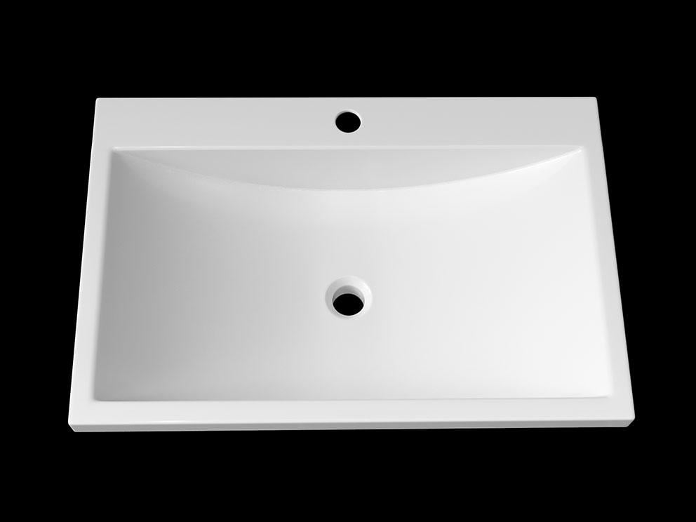 Умивальник накладний Status Braun Low White (695) - фото 2