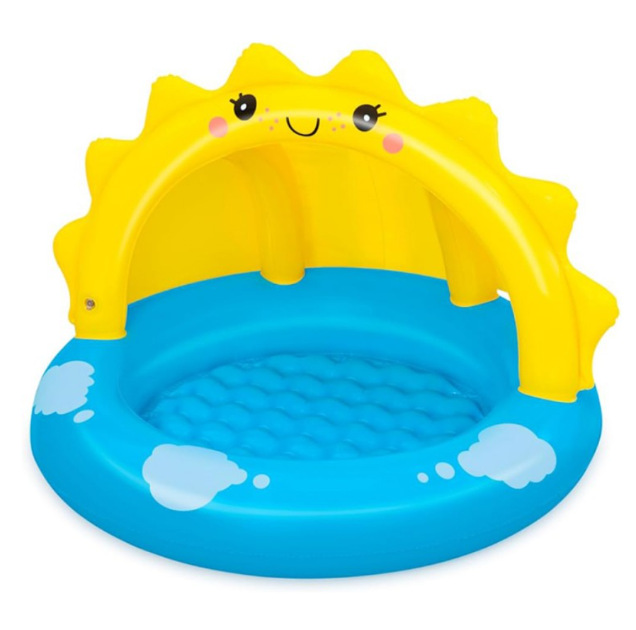Басейн дитячий надувний Bestway з навісом та надувним дном Жовто-синій (52637) - фото 1 Басейн дитячий надувний Bestway з навісом та надувним дном Жовто-синій (52637) - фото 1