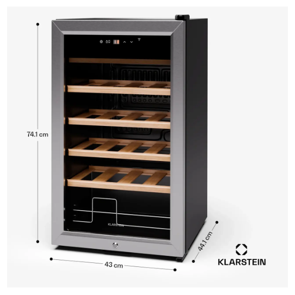 Холодильник винний KLARSTEIN Shiraz Premium Smart на 24 пляшки (10045339) - фото 5