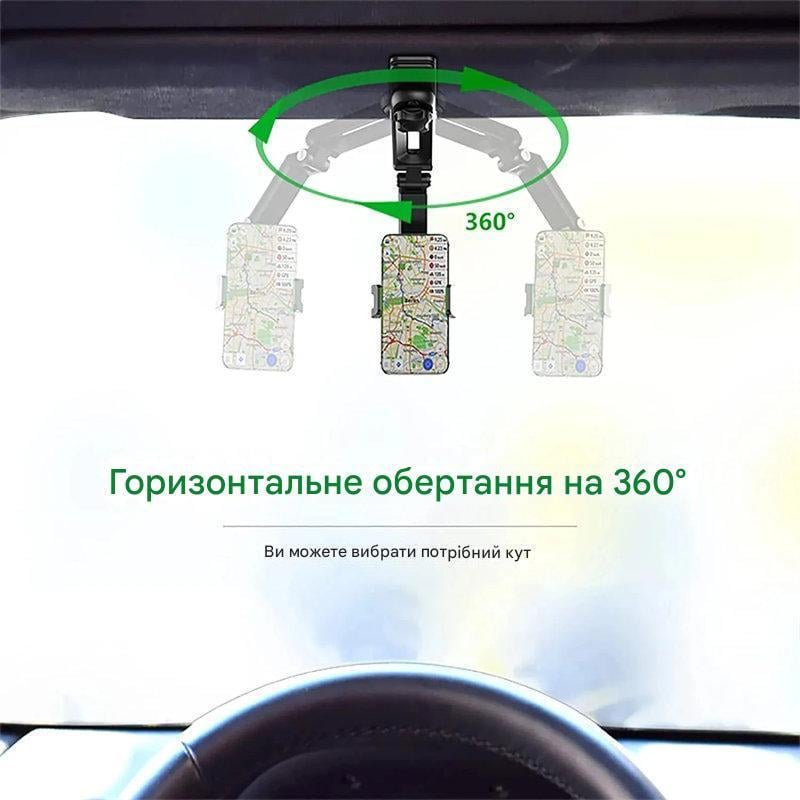 Автодержатель для телефона 4-6,2 с креплением на козырьке (2724345102) - фото 4 Автодержатель для телефона 4-6,2 с креплением на козырьке (2724345102) - фото 4