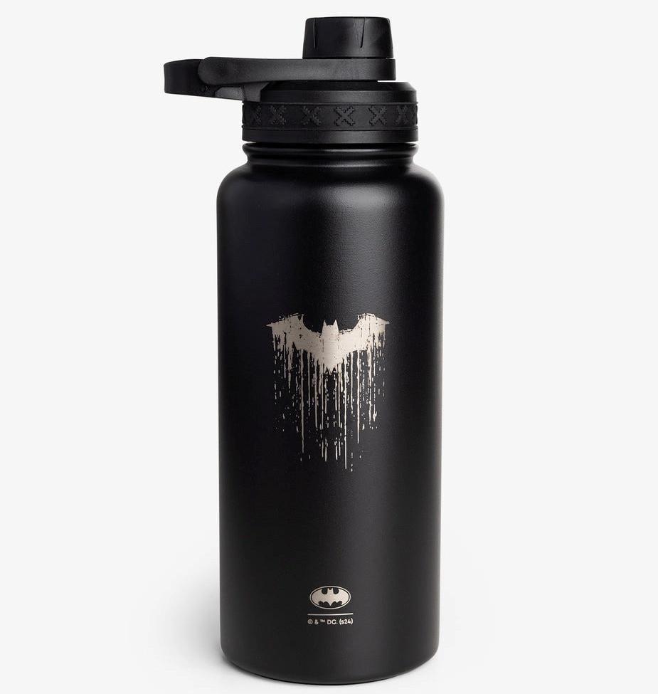 Пляшка для води Bohtal Insulated Bottle Batman металева з подвійною вакуумною ізоляцією 960 мл 32 oz Black (11292301)