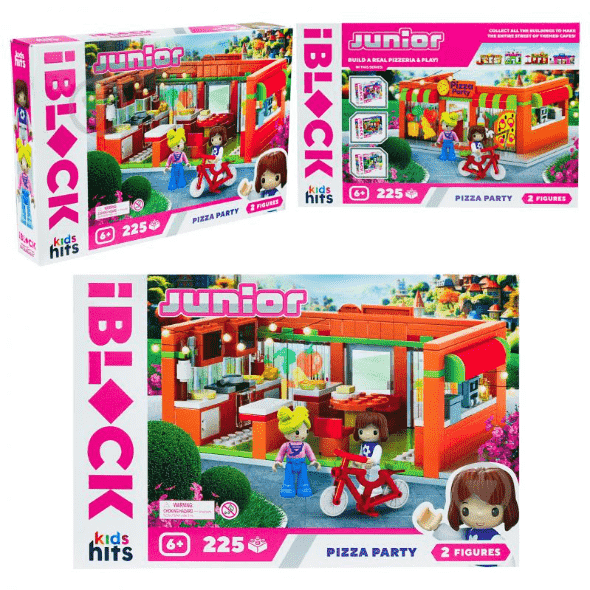 Конструктор Iblock KH08/003/1 Junior Піцерія 225 дет. - фото 4 Конструктор Iblock KH08/003/1 Junior Піцерія 225 дет. - фото 4
