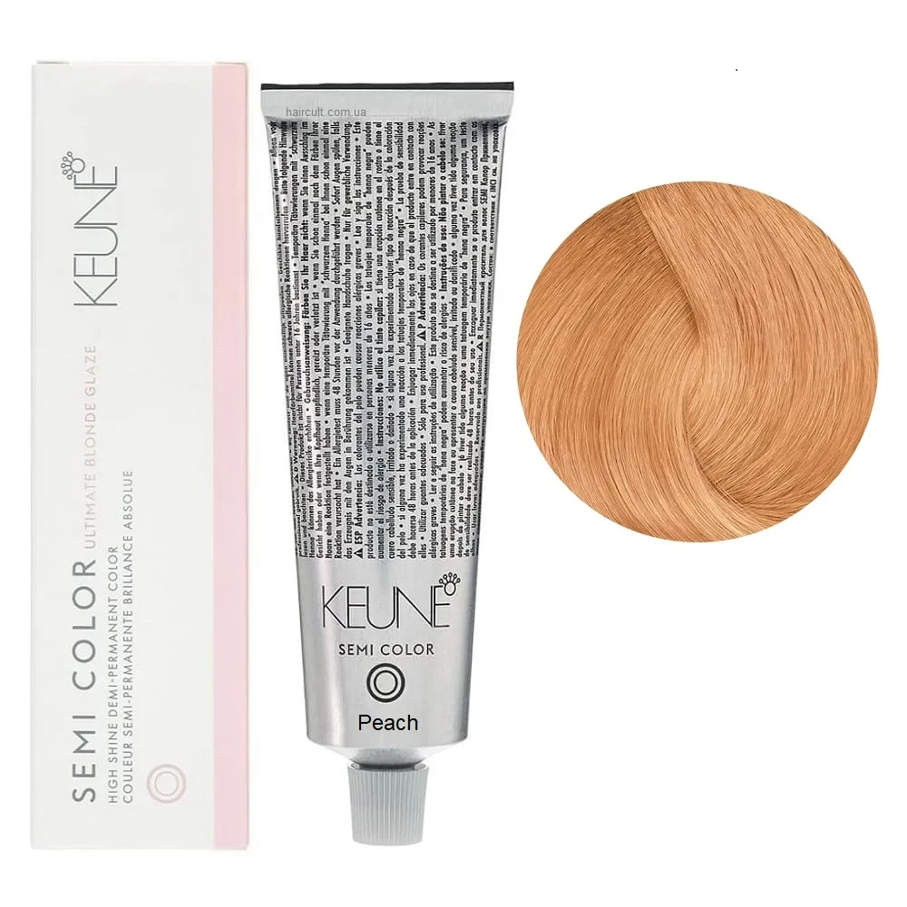 Краска тонирующая безаммиачная для волос Keune Semi Color Peach Персиковый 60 мл