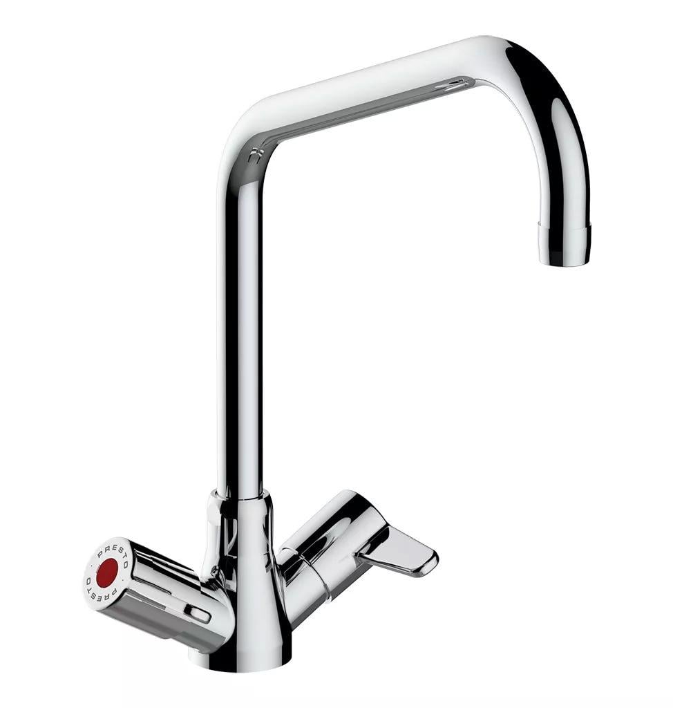 Змішувач для кухні PRESTO CHEF 70802 двовентильний Хром (200219)