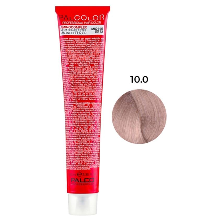 Краска для волос профессиональная PALCO с комплексом аминокислот №10.0 блонд платиновый (2515812376)