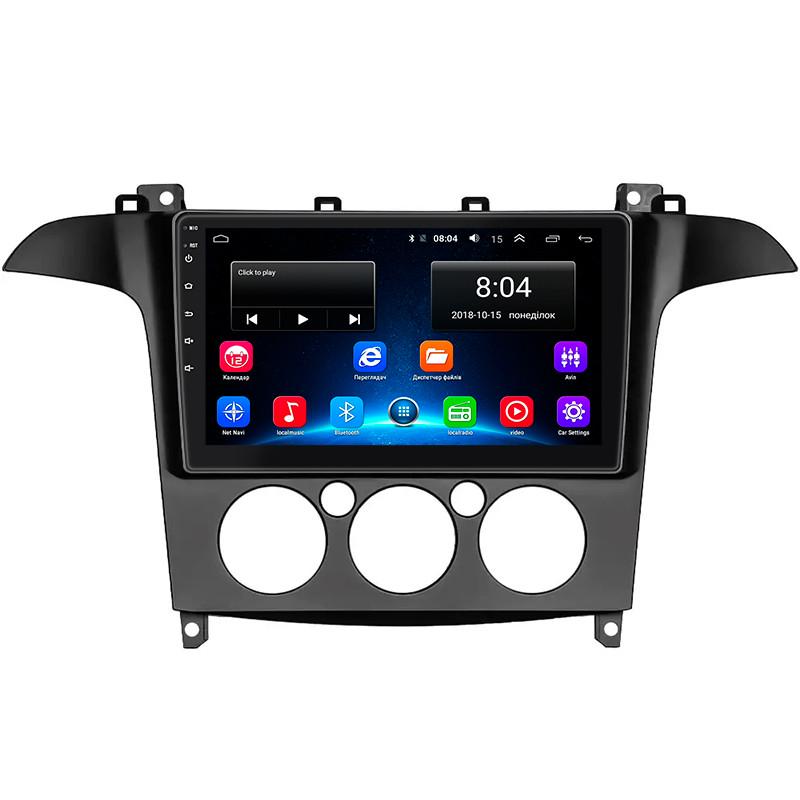 Автомагнитола штатная Lesko Wi-Fi GPS для Ford S-MAX I 2006-2010 2/32Gb 9" (1654290397)